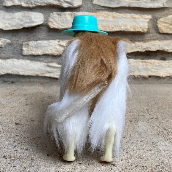 Western Fun Barbie Pet Collie "Turquoise" Dog 1989 Vintage Mattel - Picture 4 of 6